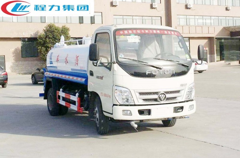 福田奥铃5-6方洒水车