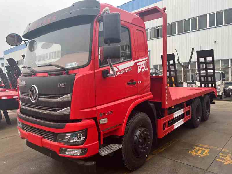 东风D3L后八轮平板运输车