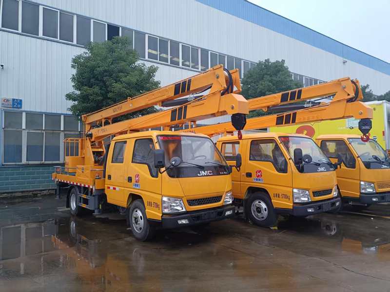 江铃双排16米高空作业车（黄牌）